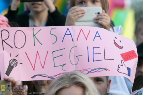 Roksana Węgiel w Majkowicach (Gmina Bochnia)